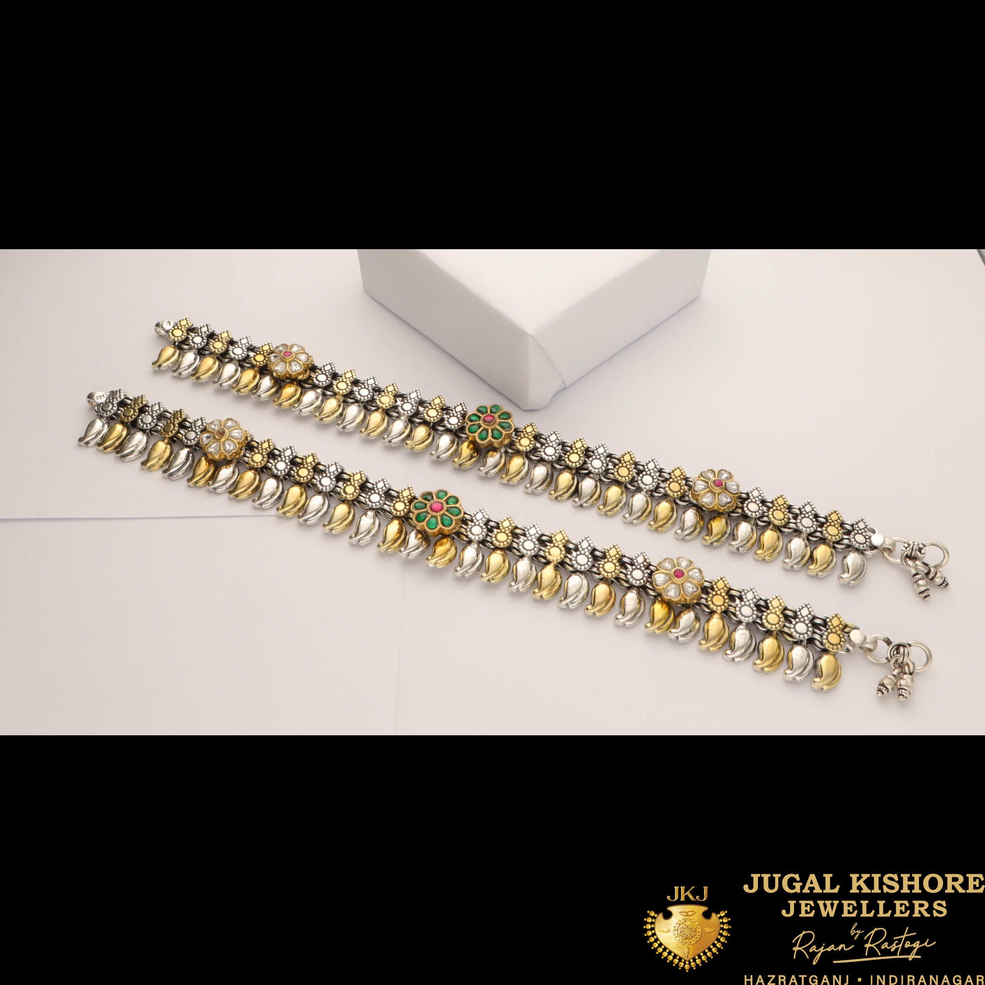 Bridal Silver Payal