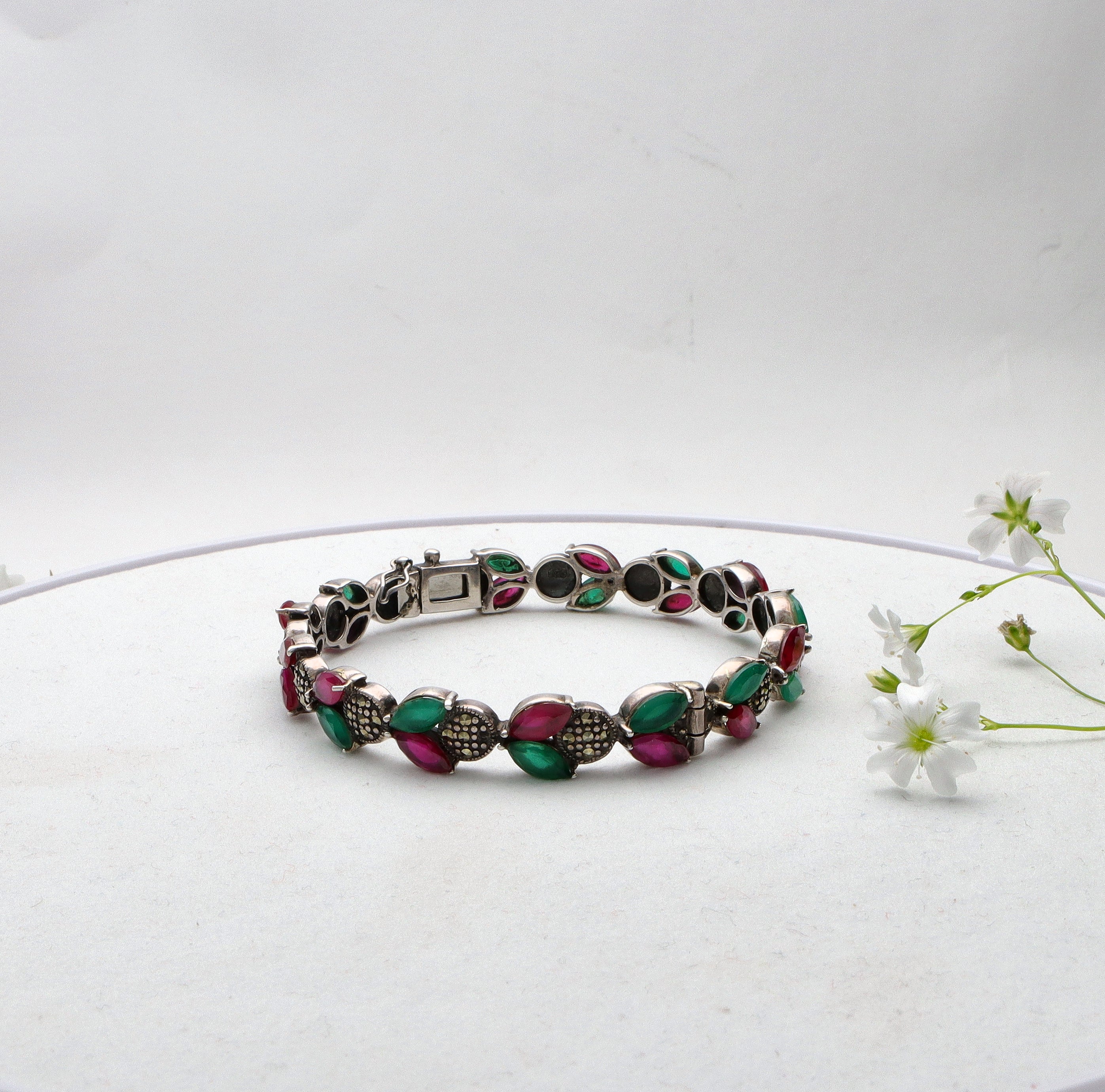Silver Dual Tone Bangles