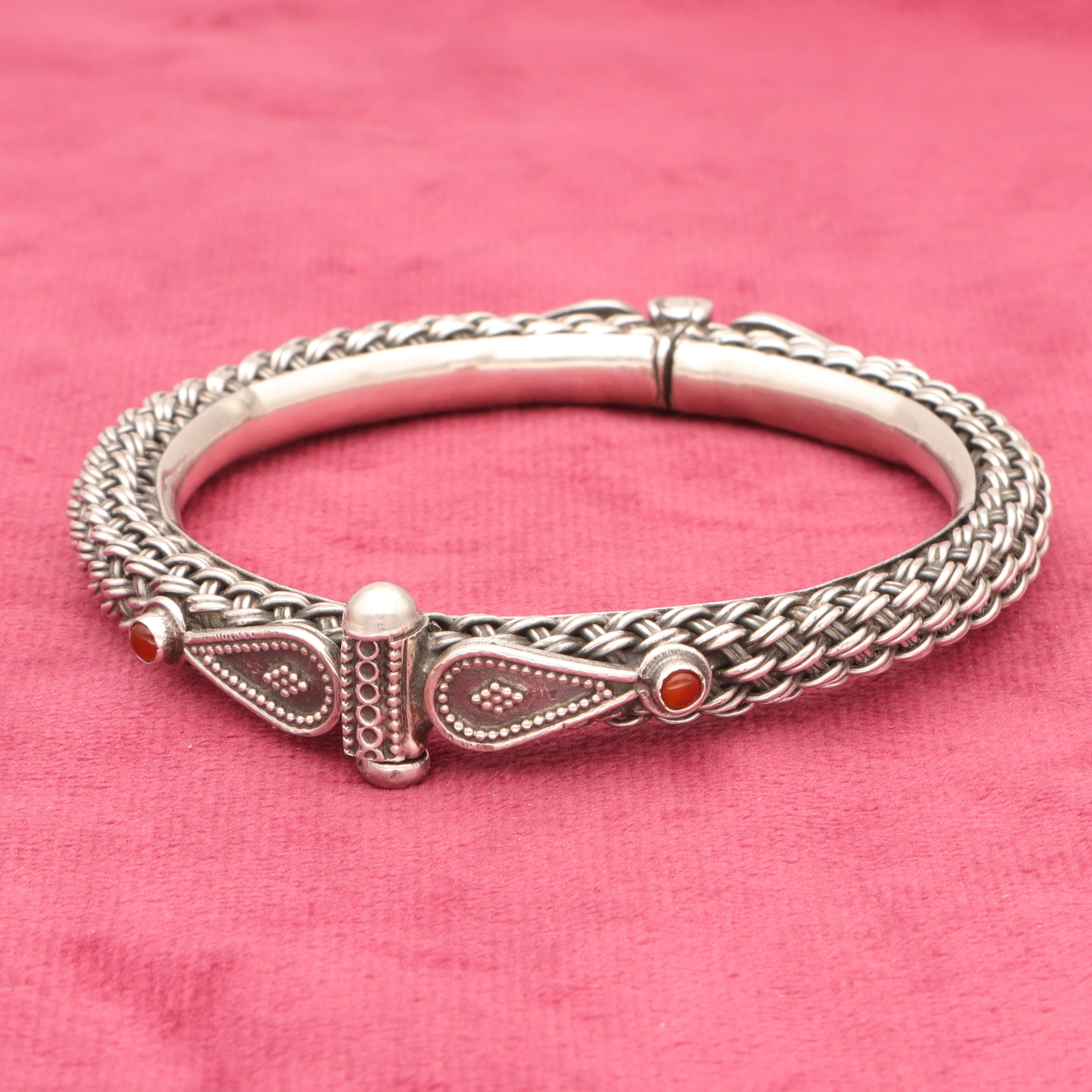 Silver Antique Bangles