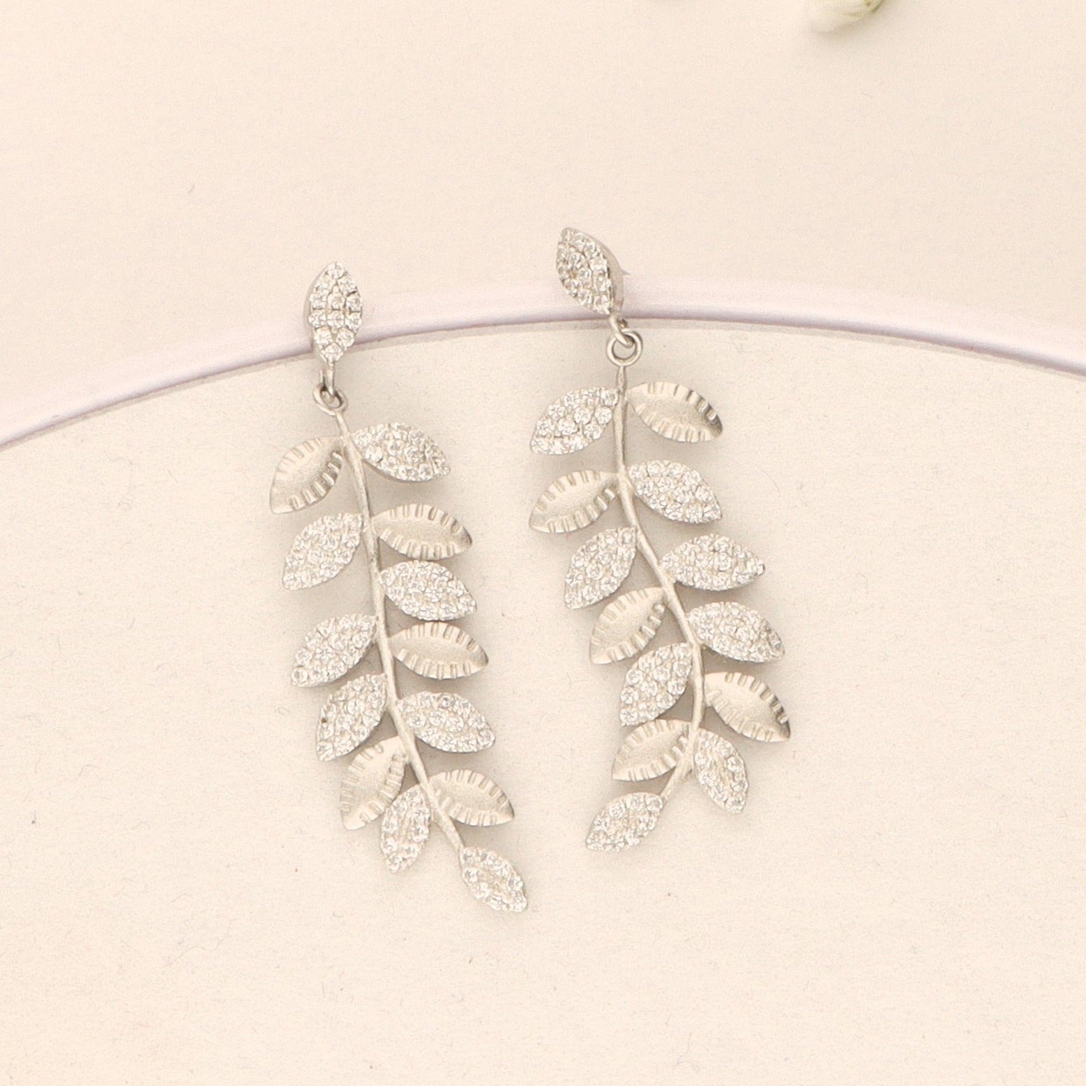 Silver High Polish Earring 92.5%