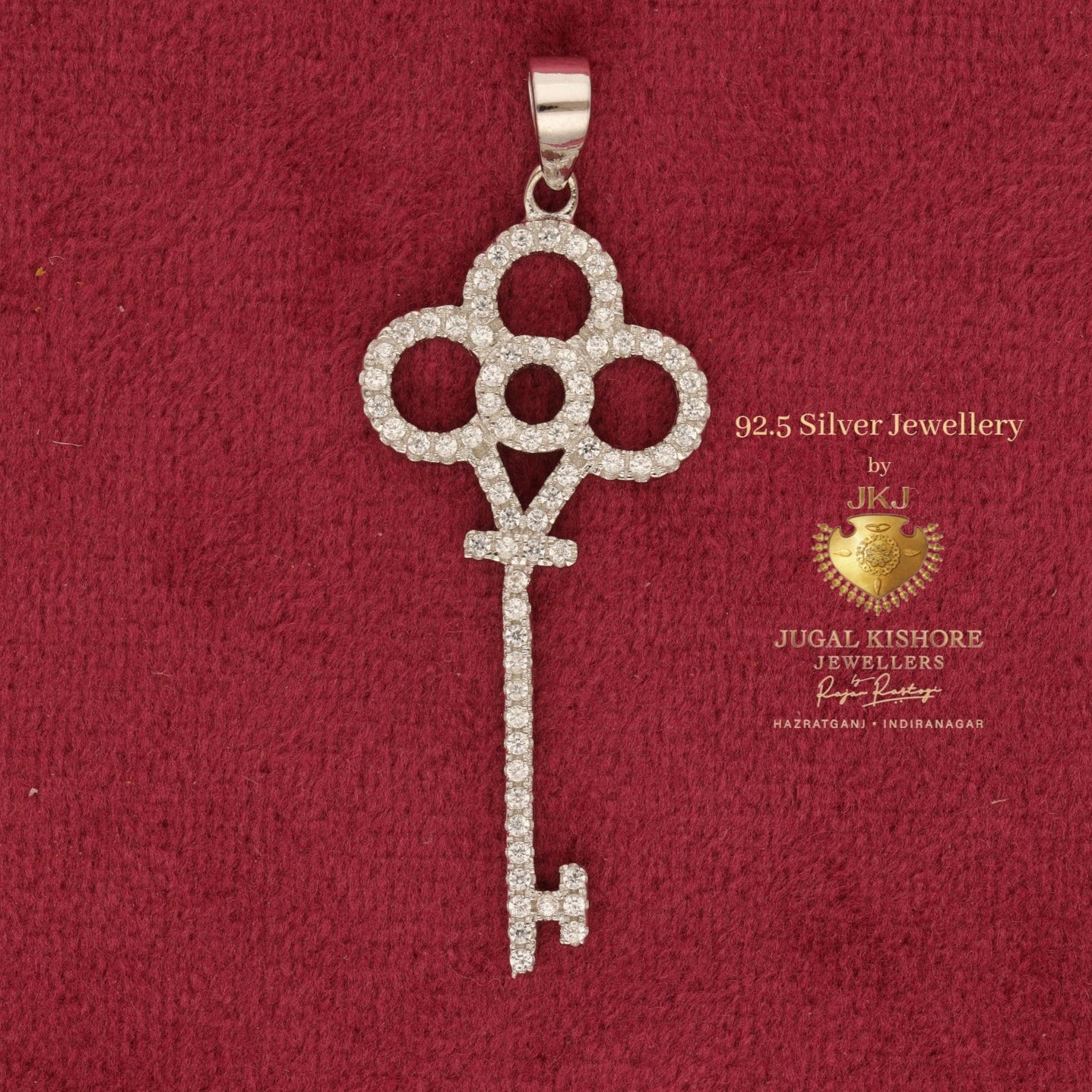 Silver Key Pendant 92.5%