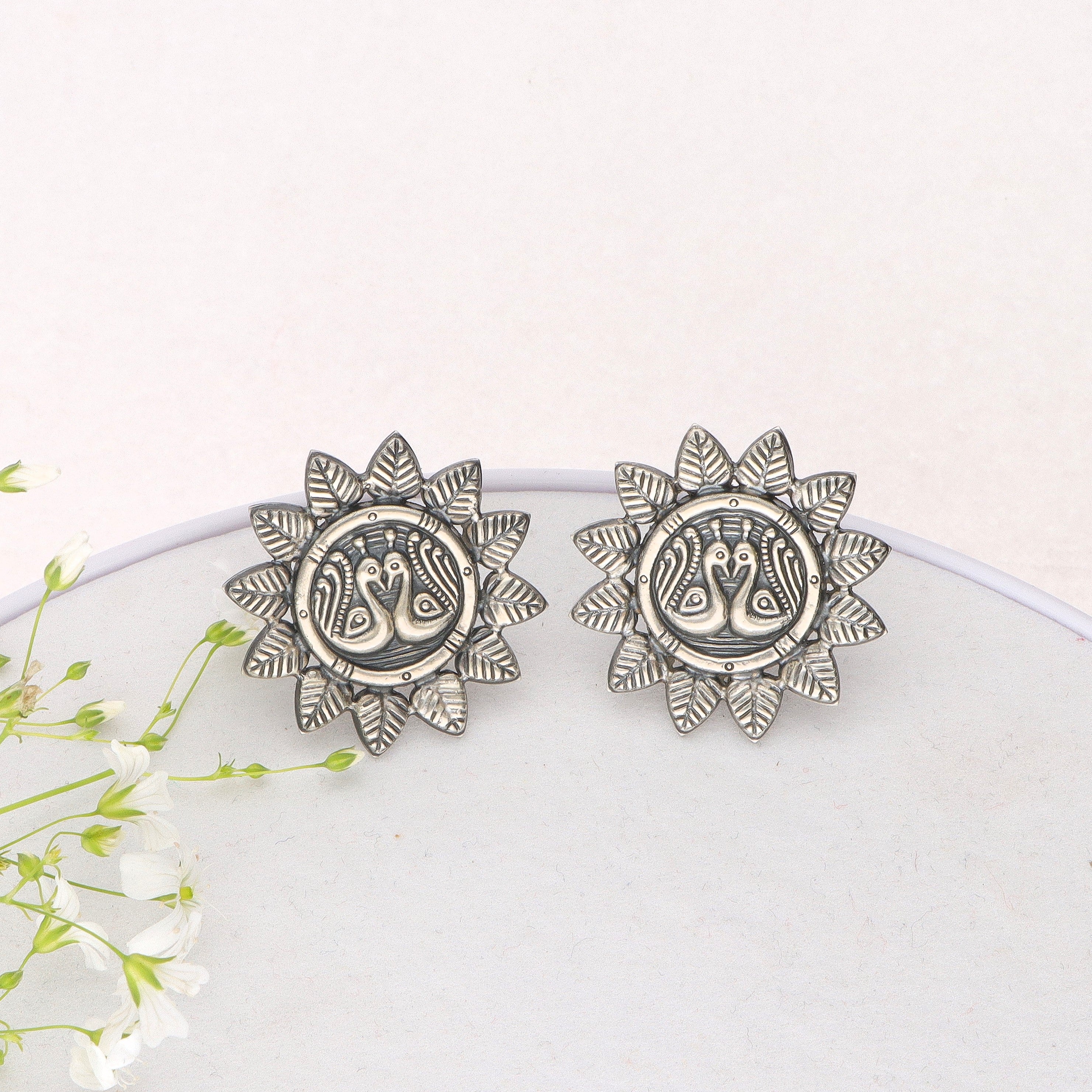 Silver Antique Earrings