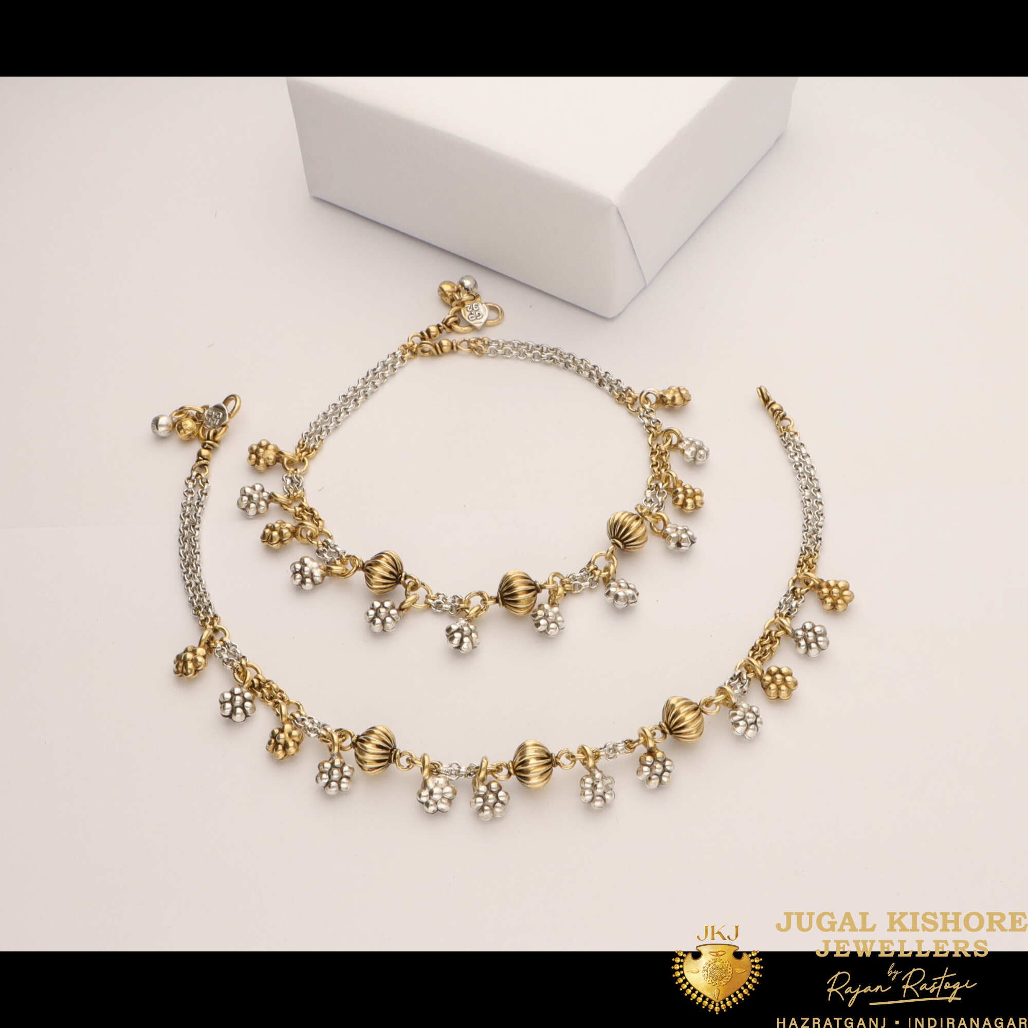 Silver Charms Anklet