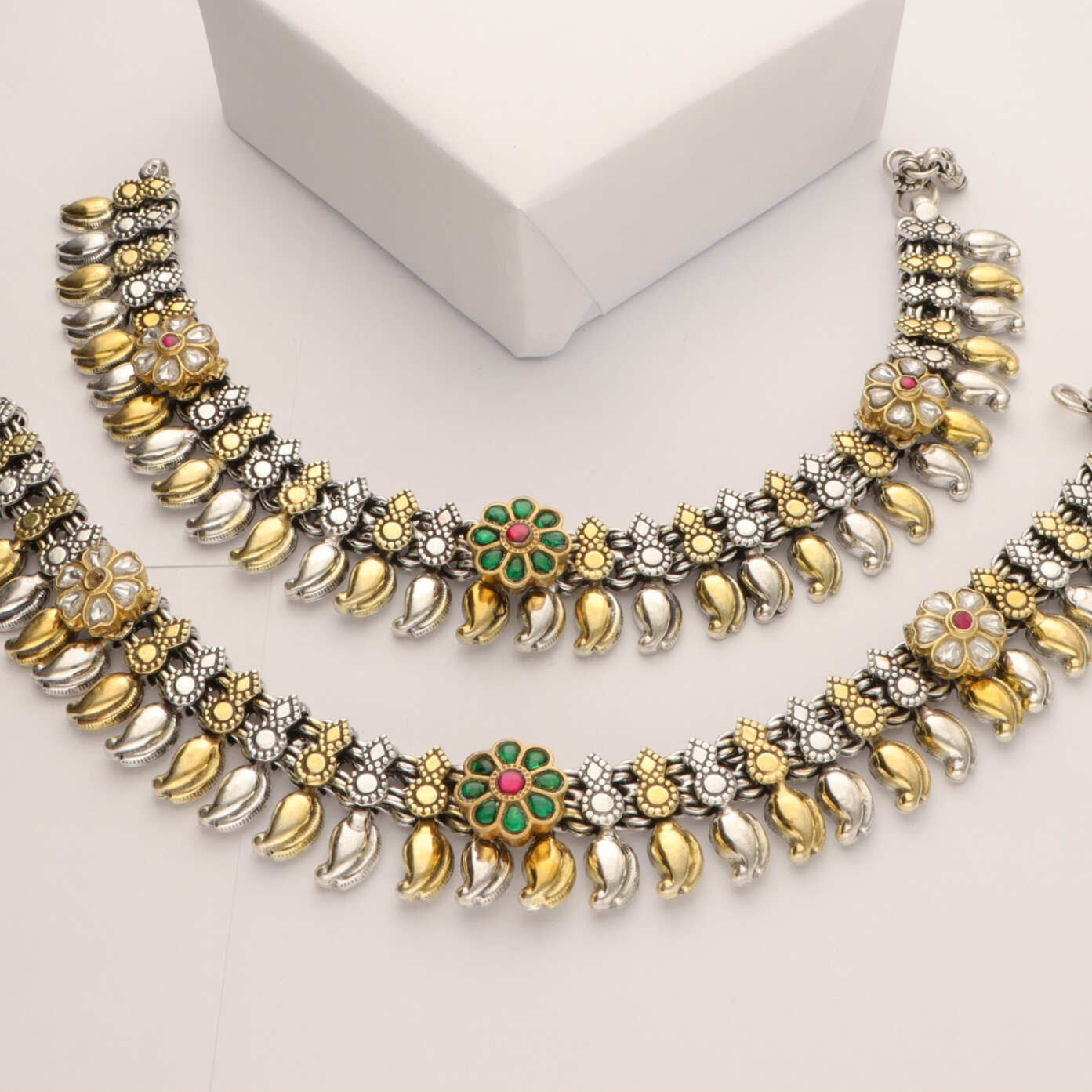 Bridal Silver Payal