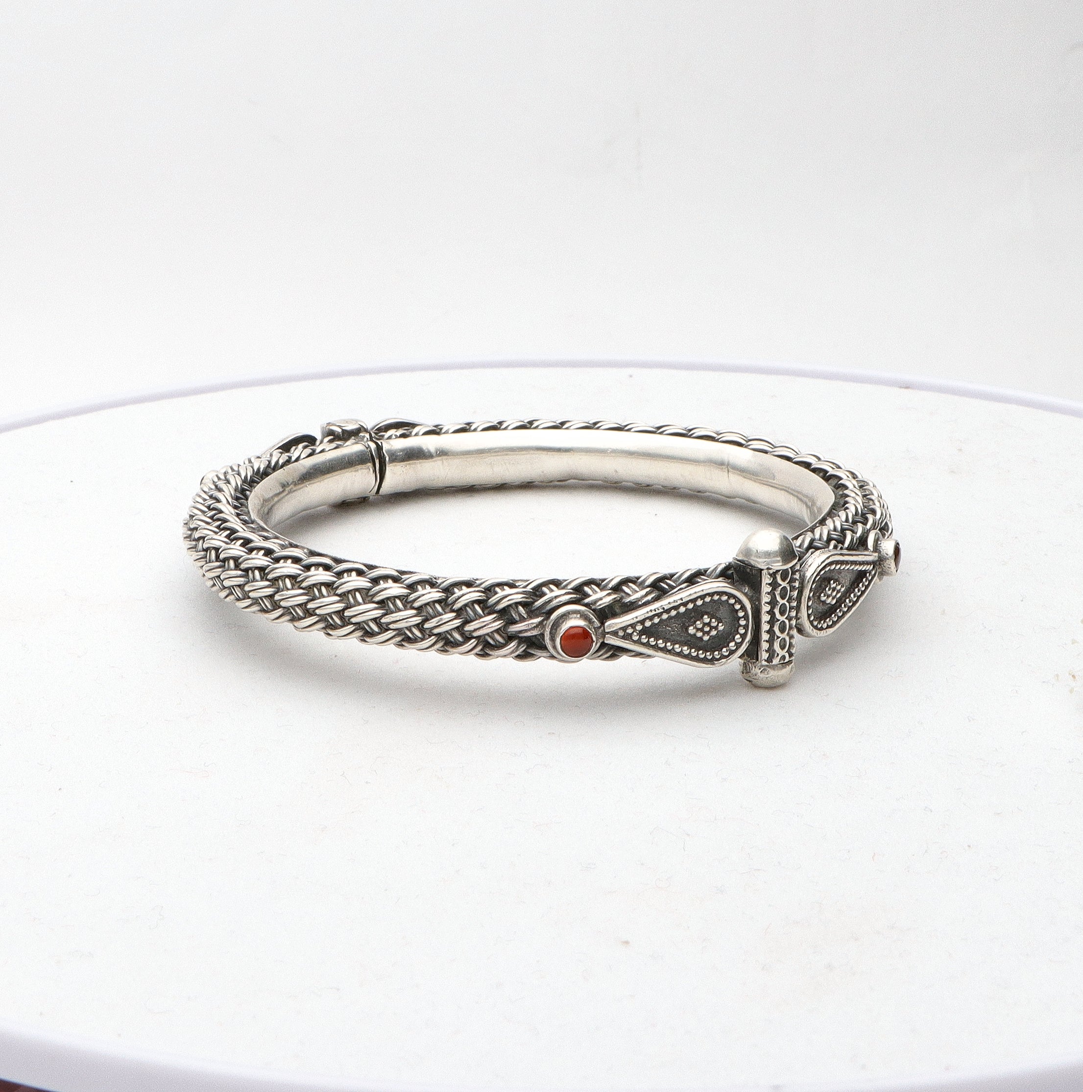 Silver Antique Bangles