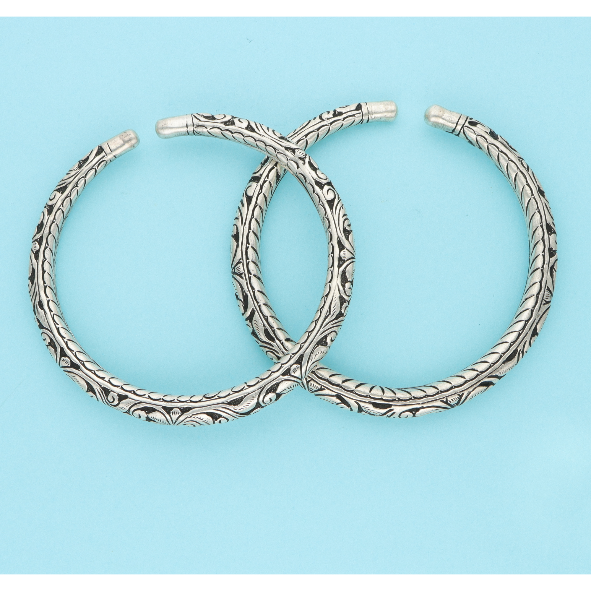 Silver Antique Anklet Kada 92.5%