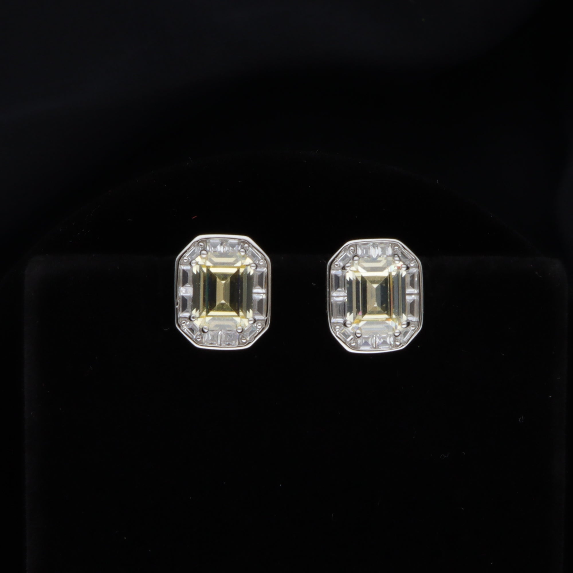 Silver 92. 5 with Yellow Stone Studs