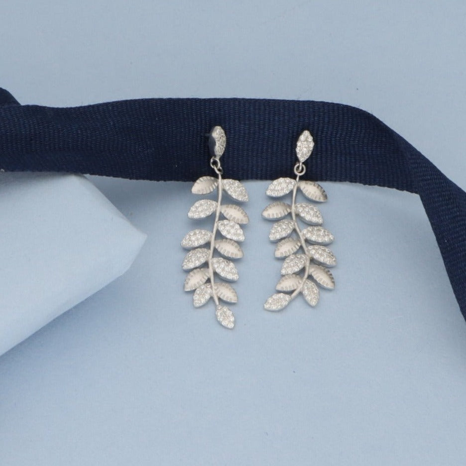 Silver High Polish Earring 92.5%