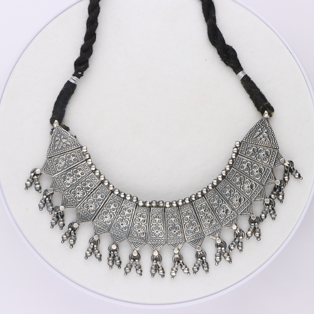 Silver Antique Necklace set 92.5%