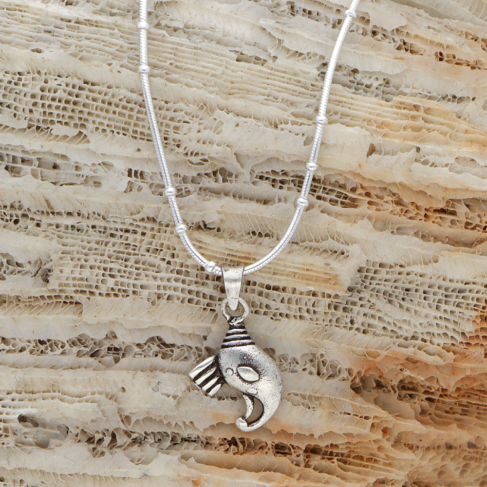 Gorgeous Gajanana silver pendant